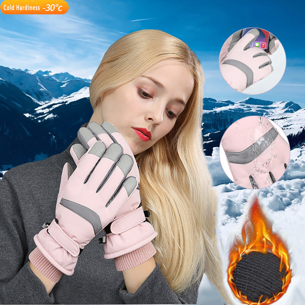 Waterproof Mitten Ski - YANBIGUO Ski Gloves Winter Gloves for