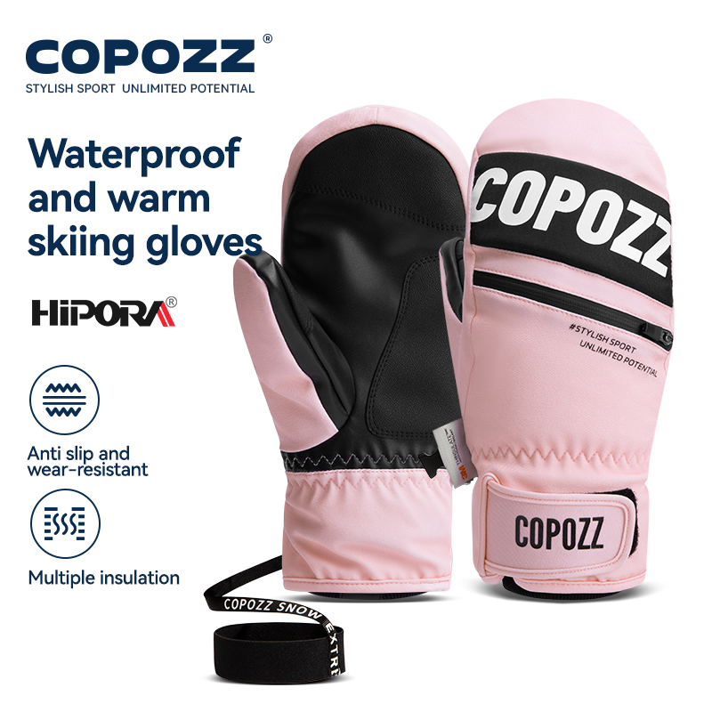 Waterproof Mitten Ski - COPOZZ 3M Thinsulate Ski Gloves Women