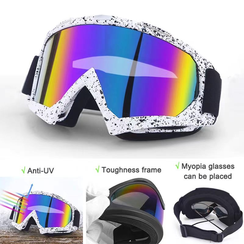 Snow Goggle Uv - Oversized Helmet Goggles Men Women Motocross
