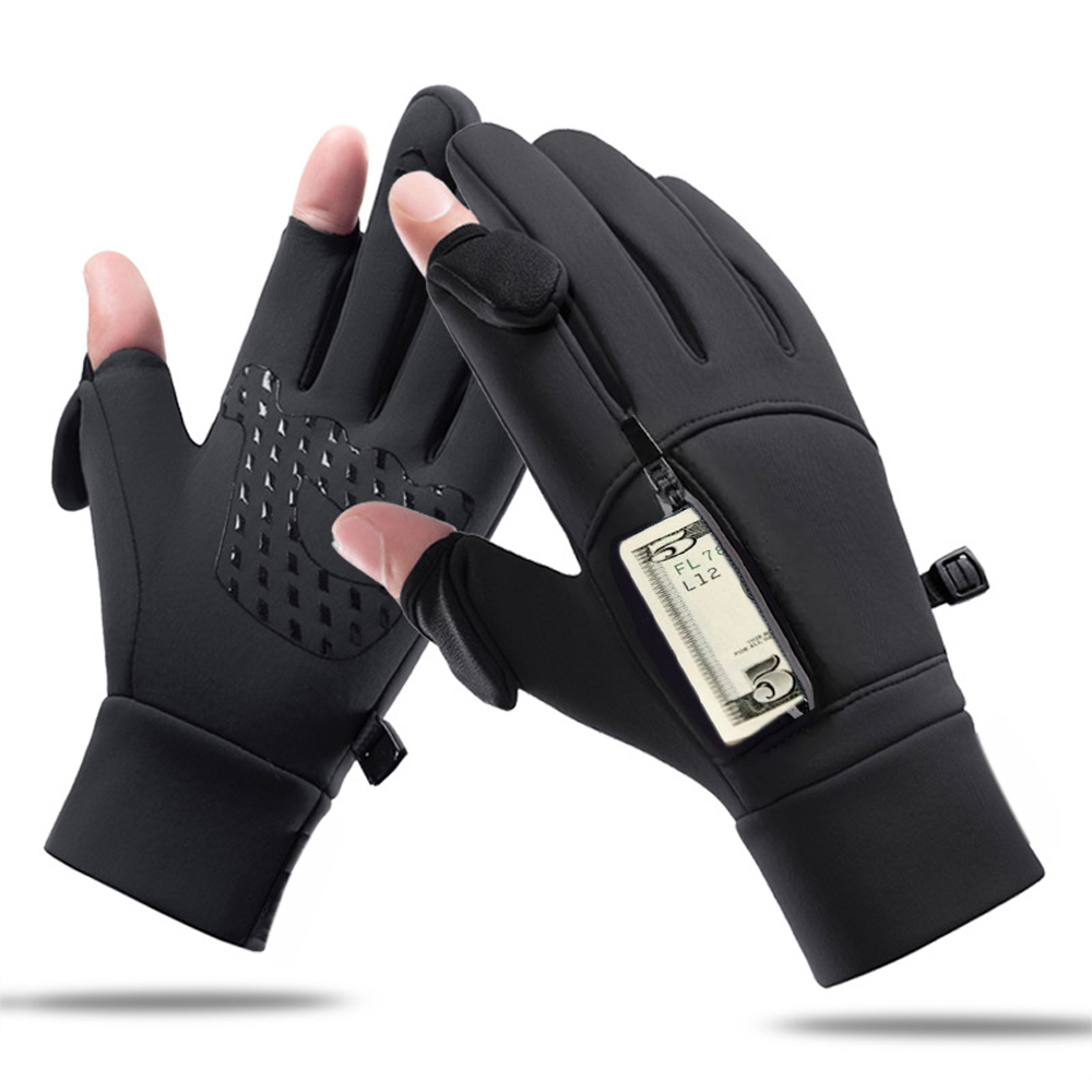 Waterproof Mitten Ski - Winter Warm Gloves Flip Over Expose