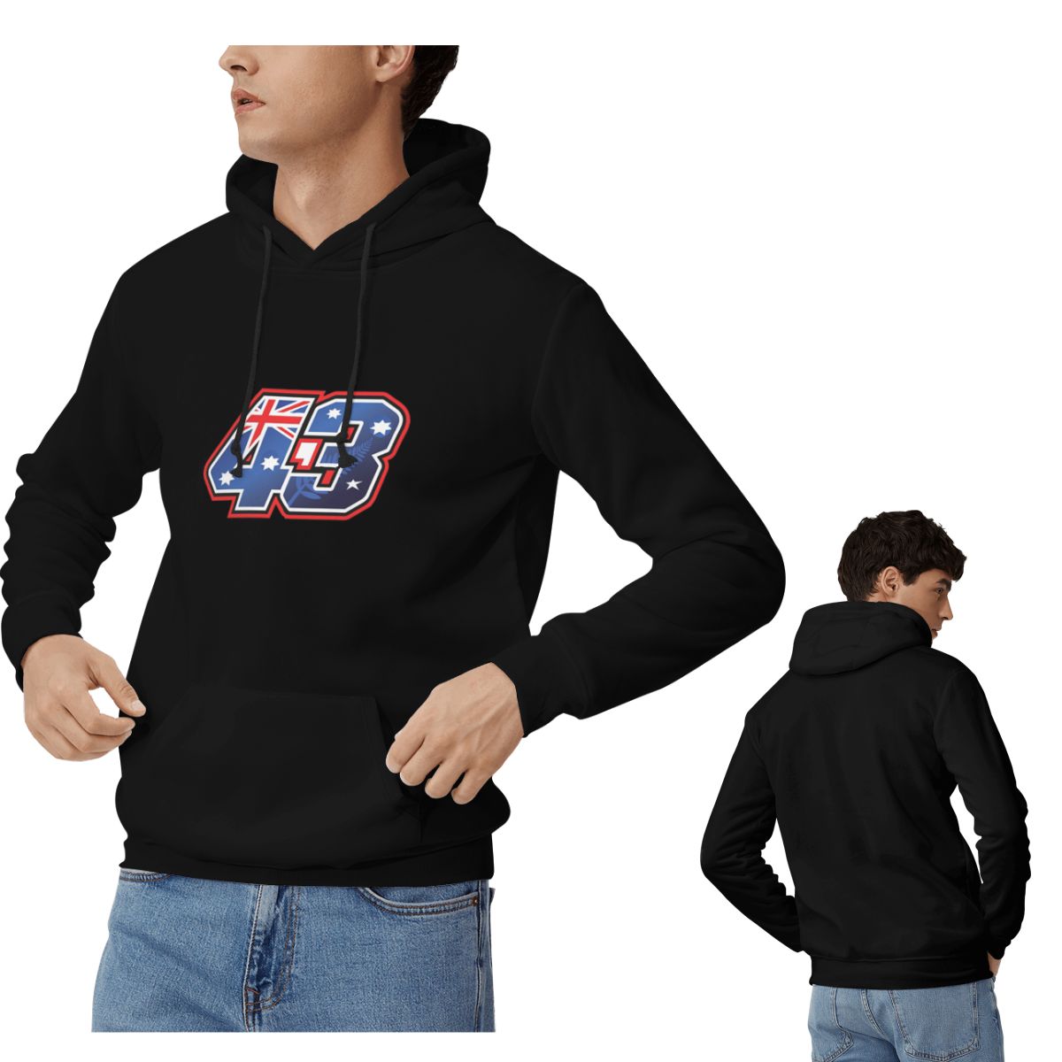 Winter Clothing Australia - Jack Miller Number 43 Australia Hoodies