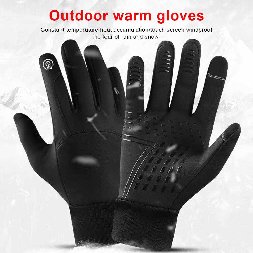 Autumn Winter Men Women Gloves - Waterproof Mitten Ski review and price