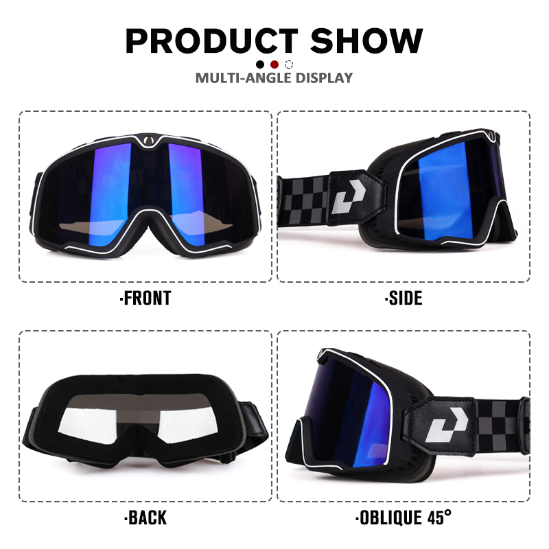 Bicycle Goggles Leather Windsh - Snow Goggle Uv review and price