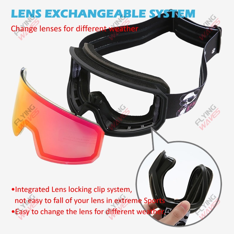 NEW Double Lens Full Ski Goggl - Snow Goggle Uv review and price