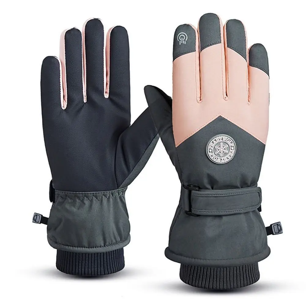 Winter Snowboard Ski Gloves PU - Waterproof Mitten Ski review and price