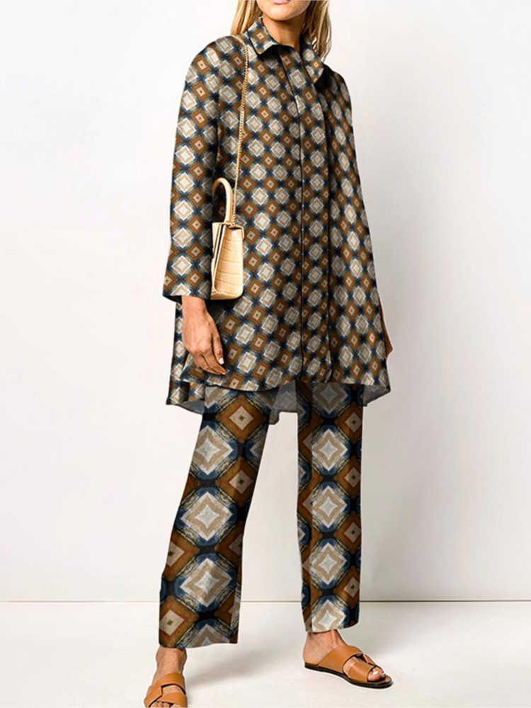 Autumn New Loose Vintage Print - Winter Clothing Girls review and price