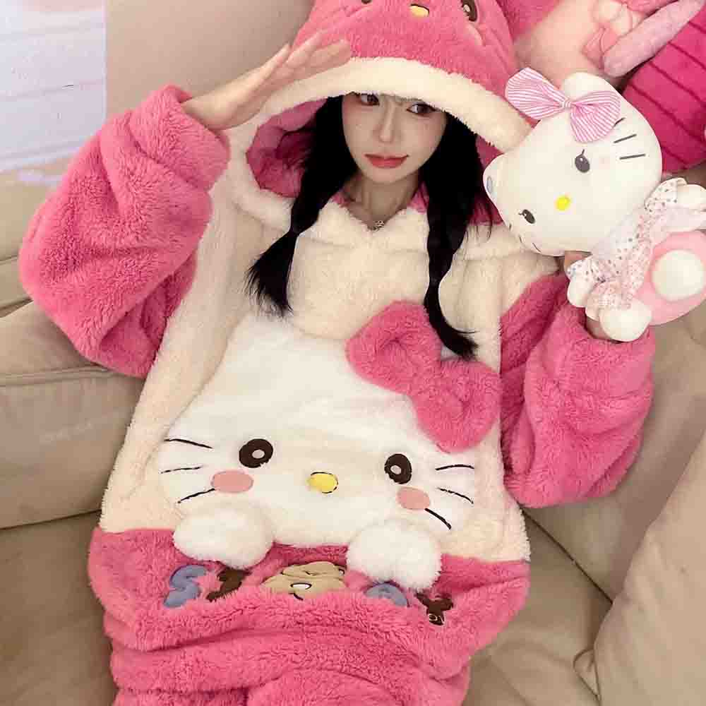 Hello Kitties Kuromi Women's C - Winter Clothing Girls review and price