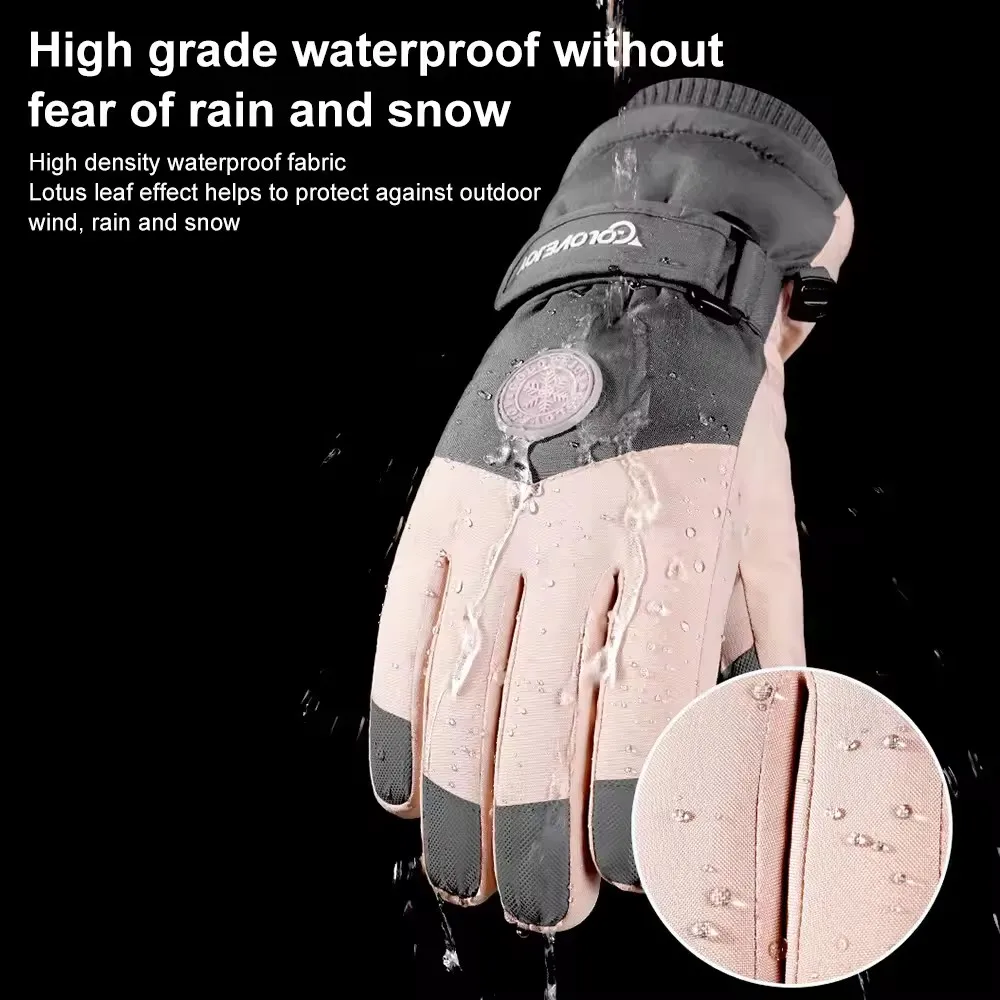 Waterproof Ski Gloves Women Wi - Waterproof Mitten Ski review and price