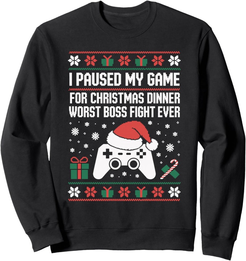 Funny Gamer Ugly Christmas Swe - Winter Clothing Video review and price
