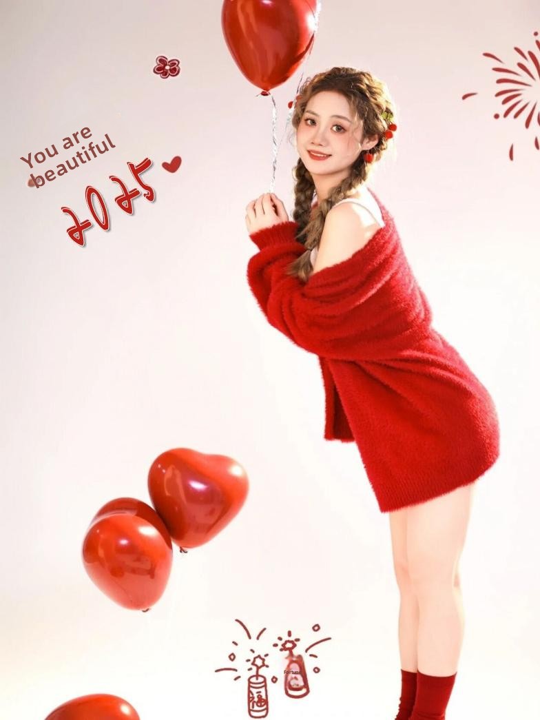 New Autumn Winter Red Sweater  - Winter Clothing Girls review and price