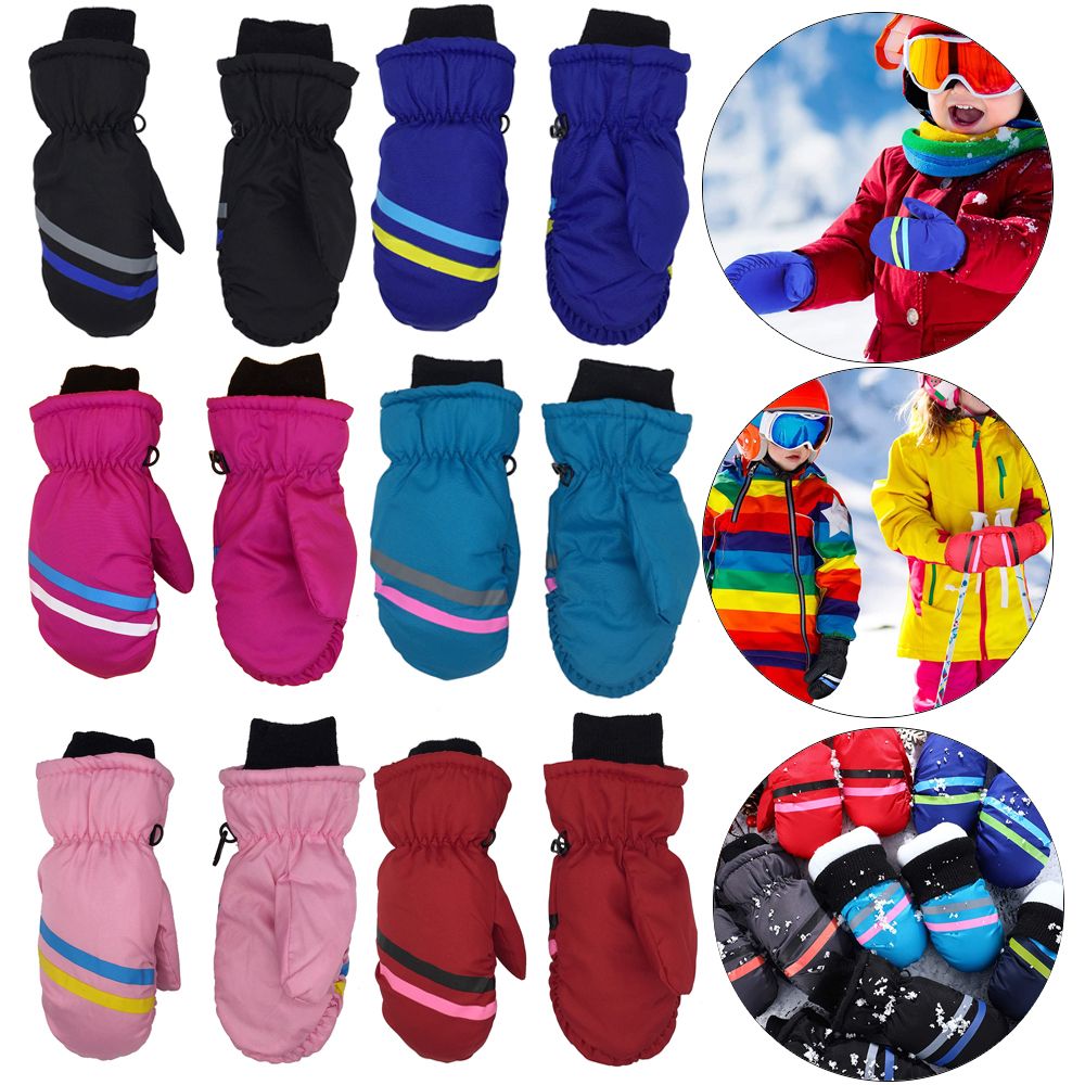 New Children Kids Winter Snow  - Waterproof Mitten Ski review and price