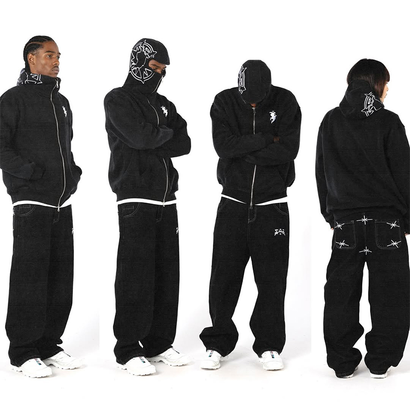 Embroidery Graphic Streetwear  - Winter Clothing Website review and price
