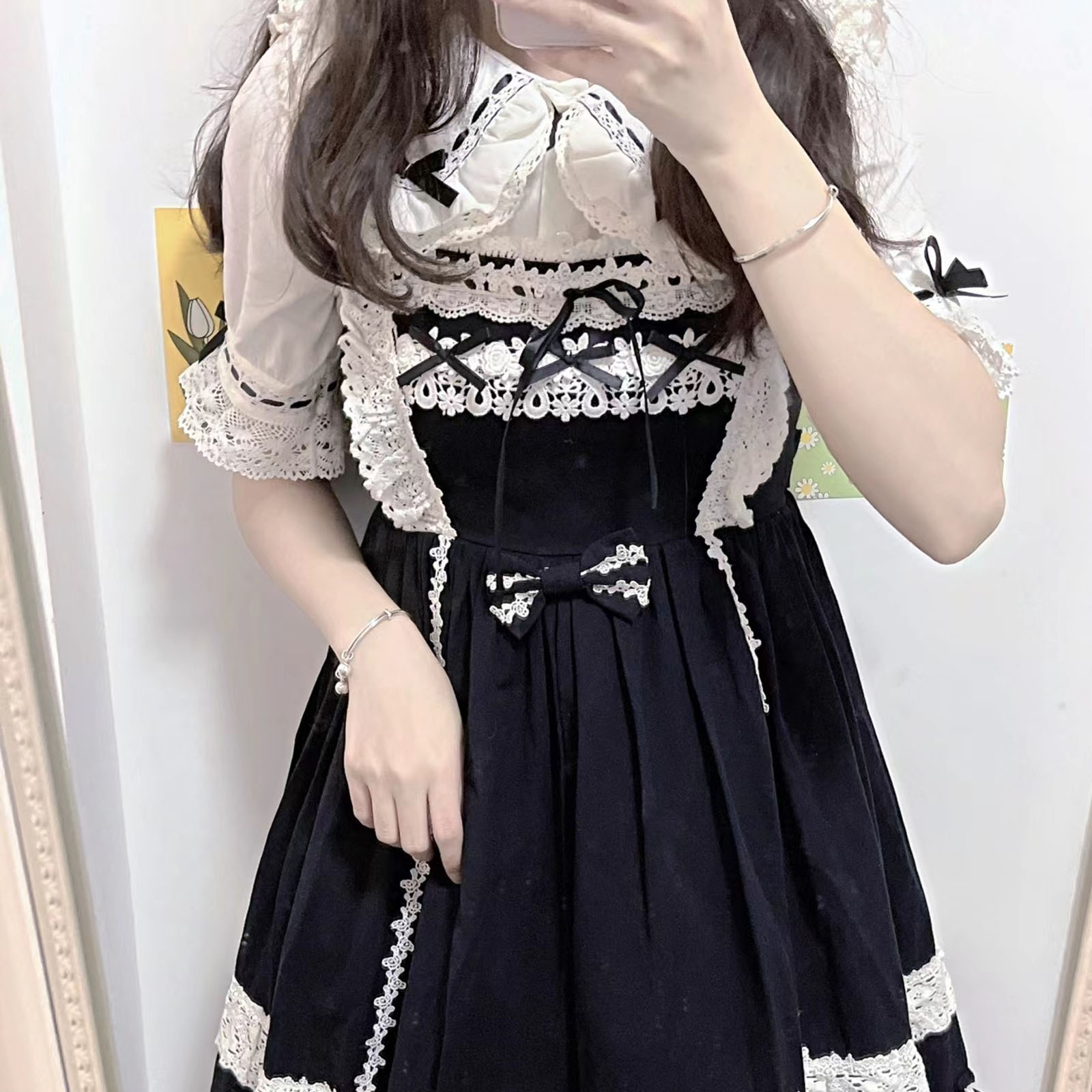 Japanese Lolita Style Lace Ruf - Winter Clothing Girls review and price